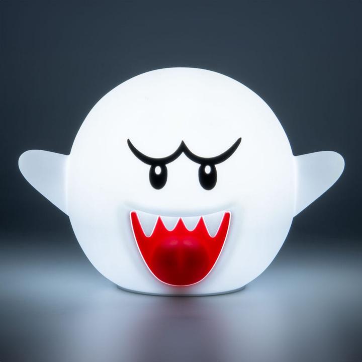 Productafbeelding Paladone Products Super Mario Squishy Glo siliconen lichtje Boo 14 cm