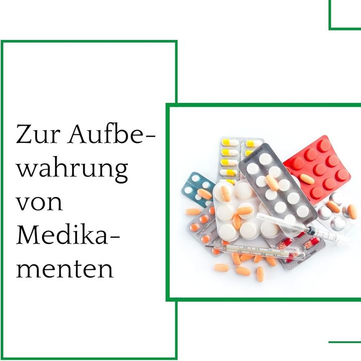 Produktbild Novaliv Medikamenten Organizer gross Hausapotheke - 25 x 16 cm WEISS mit Abtrennung - Medikamentenbox