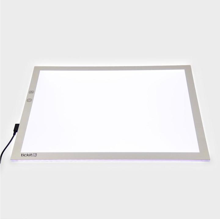 Actual product image TickiT Light panel with color change for children - rectangular A3 - (size 46 x 34 cm)