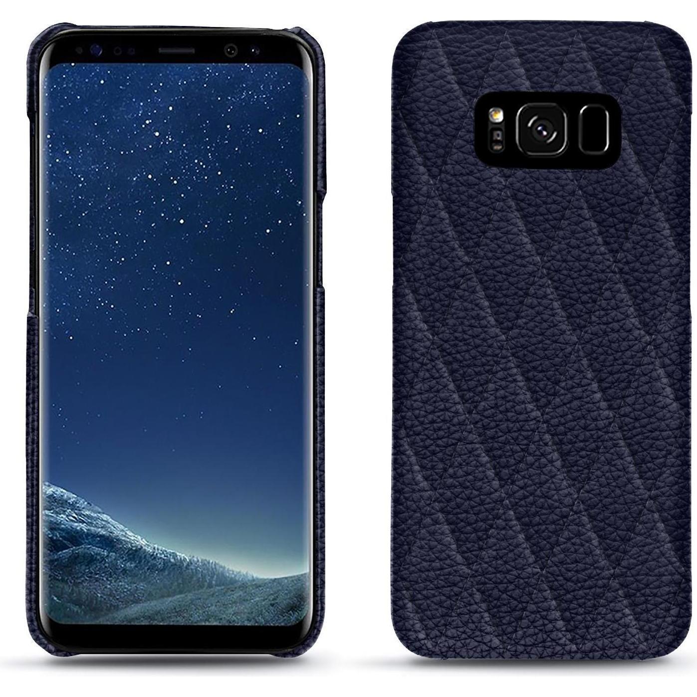 Noreve Lederschutzhülle (Samsung Galaxy S8+), Smartphone Hülle, Violett