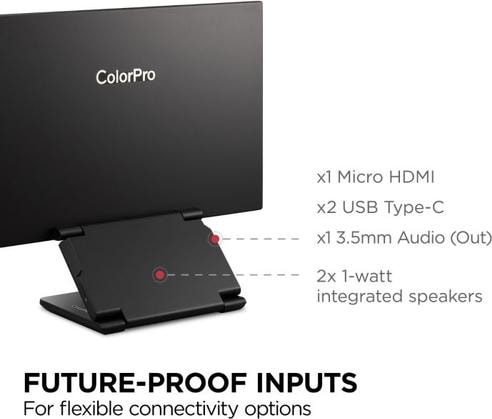 Actual product image Viewsonic ColorPro VP16 (1920 x 1080 pixels, 15.60")