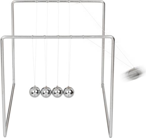 Actual product image Ootb Newton's Cradle Shock Pendulum