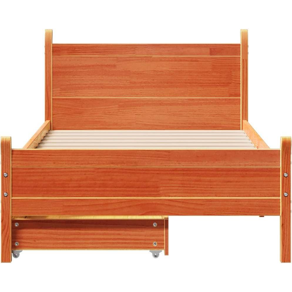 Thumbnail - VidaXL, Bett, Bett ohne Matratze 90x200 (90 x 200 cm)