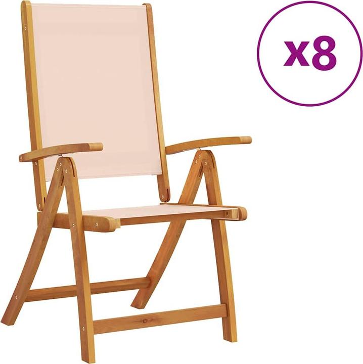 Produktbild vidaXL klappbarer Gartenstuhl