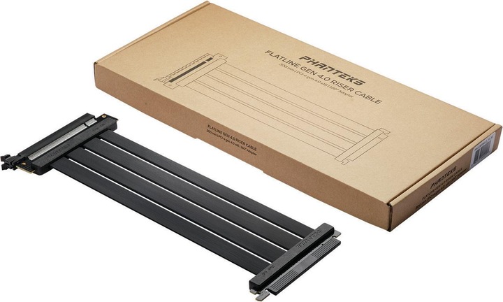 Actual product image Phanteks PCI-E 4.0 x16 riser ribbon cable