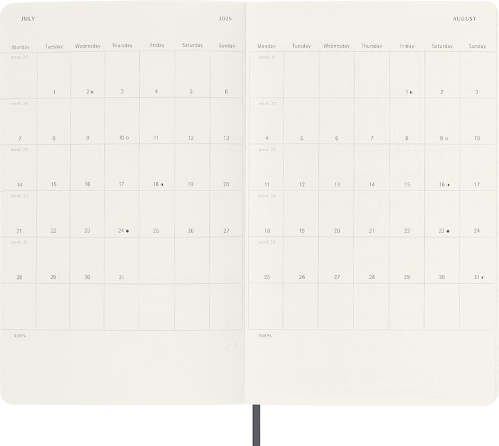 Actual product image Moleskine Notebook (A5, English)