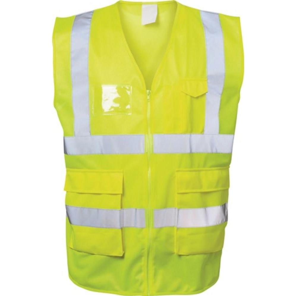 Safestyle, Warnweste + Warnshirt, Warnweste ALBIN Grösse XXXL gelb EN ISO 20471 Kl. EN ISO 13688 (3XL)