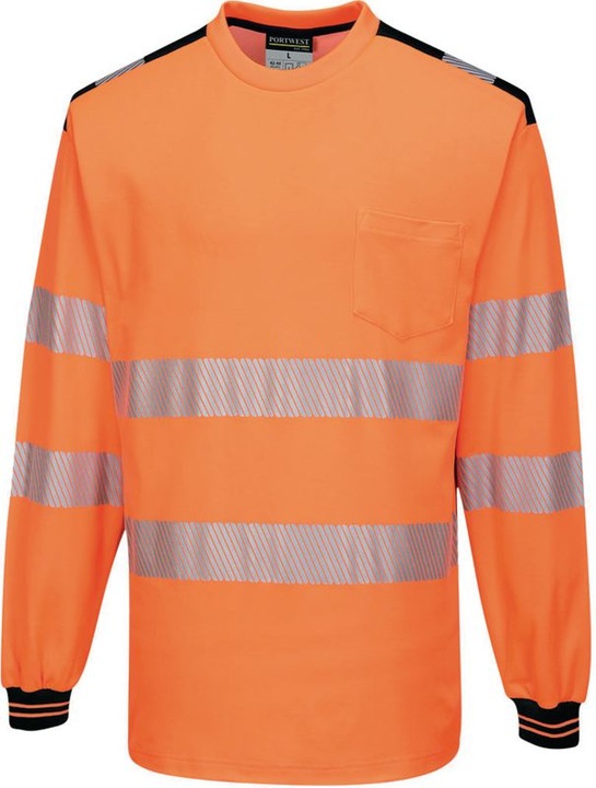 Produktbild Portwest Warnschutz langarm T-Shirt T185 (4XL)