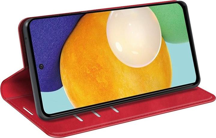 Produktbild Cover-Discount Galaxy A13 4G - Seidige Stand Flip Case Hülle rot (Samsung Galaxy A13)