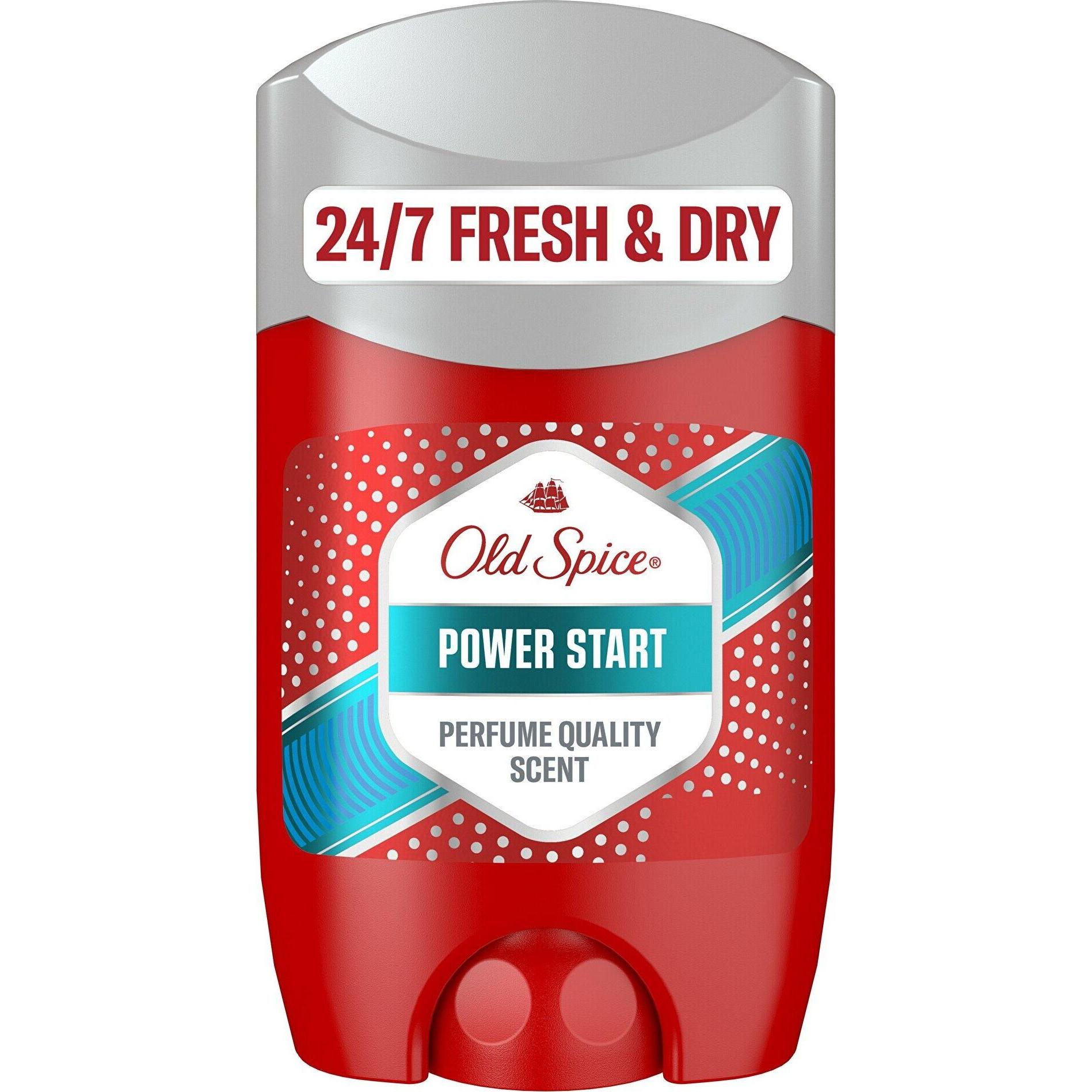 Old Spice Herren Deo, Solid Antiperspirant Power Start Antiperspirant Stick 50 Ml (Stick)