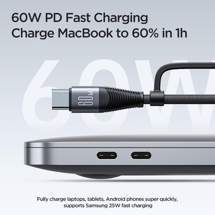 Produktbild Joyroom 4 in 1 Kabel (1.20 m, USB 3.0, 60 W)