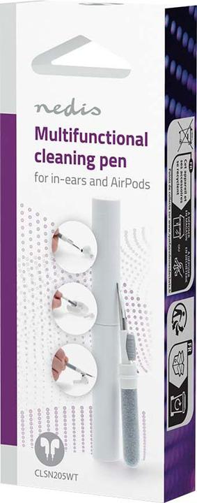 Actual product image Nedis Cleaning kit - Headphones (Apple AirPods)