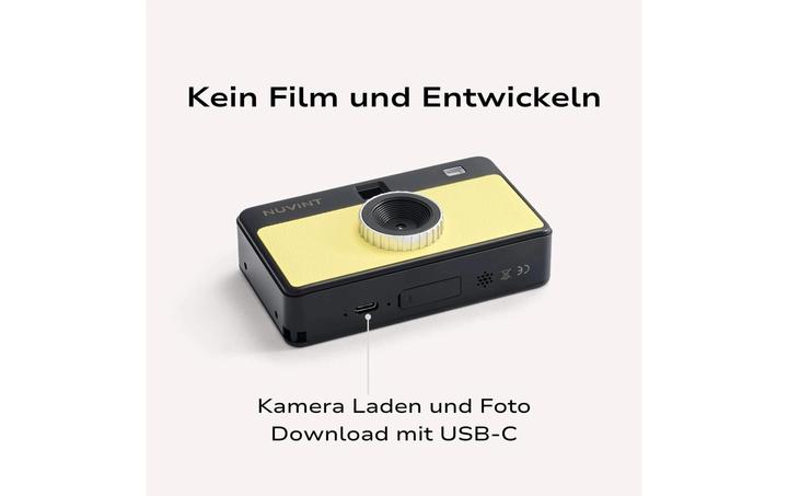 Actual product image Nuvint - Digitalkamera Soft Yellow (5 mm, 12 Mpx, 1/3.2")
