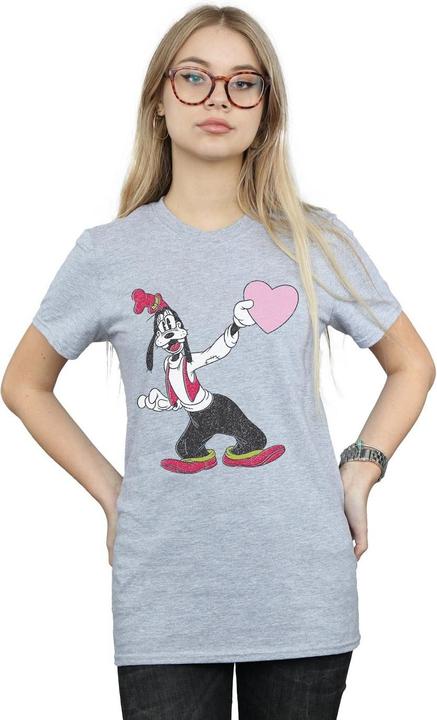 Immagine prodotto Disney Goofy Love Heart Maglietta Ampia Donna (L)