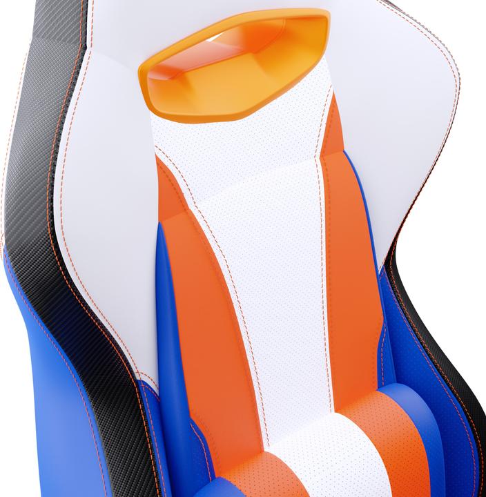 Actual product image Cooler Master Fauteuil Caliber X2 Street Fighter 6 Luke (Blanc/Bleu/Orange)