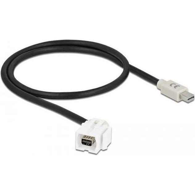Delock Mini DisplayPort Keystone Modul (0.50 m, DisplayPort), Video Kabel