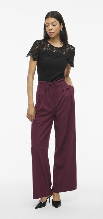 Produktbild Vila VIPEYTON High Waist Hose mit weitem Bein (34)