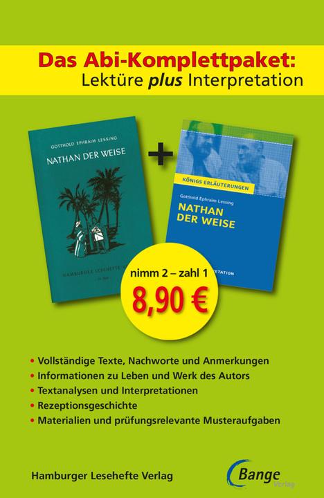 Produktbild Nathan der Weise (Deutsch, Gotthold Ephraim Lessing, 2016)