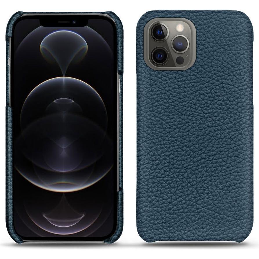 Noreve Lederschutzhülle (Apple iPhone 12 Pro Max), Smartphone Hülle, Blau