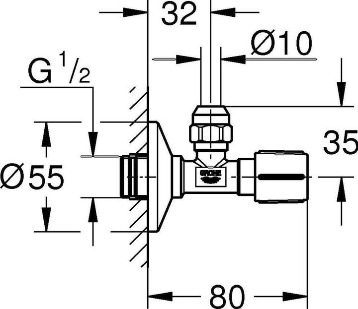 Immagine prodotto Grohe Eckventil