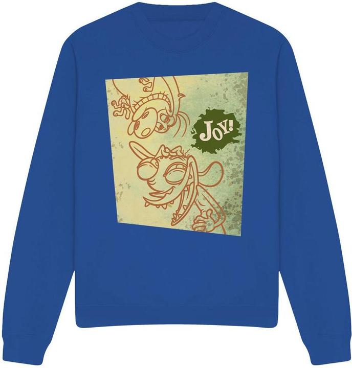 Actual product image Ren & Stimpy Unisex Adult Joy! Sweatshirt (XXL)
