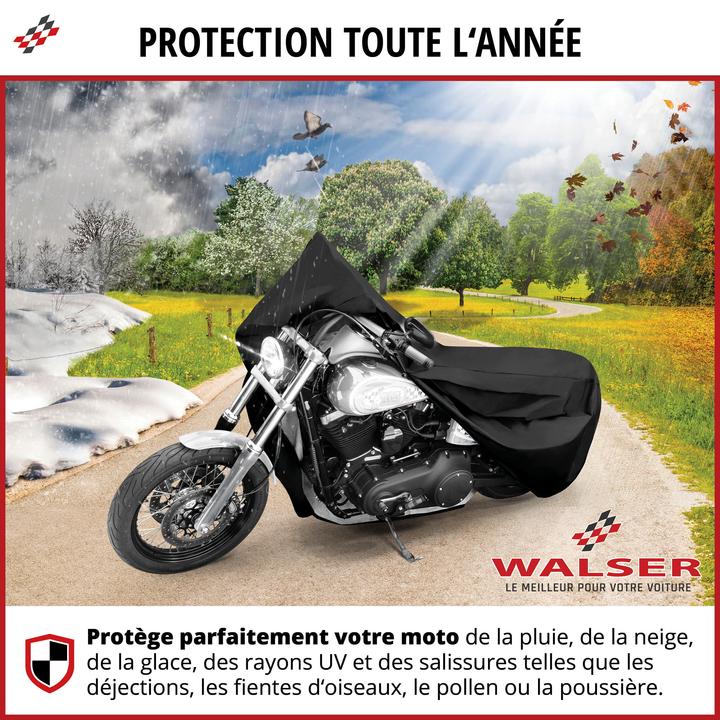 Produktbild Walser Motorrad Abdeckplane All Weather Basic L, Motorrad Abdeckplane, Motorrad-Garage wasserdicht -