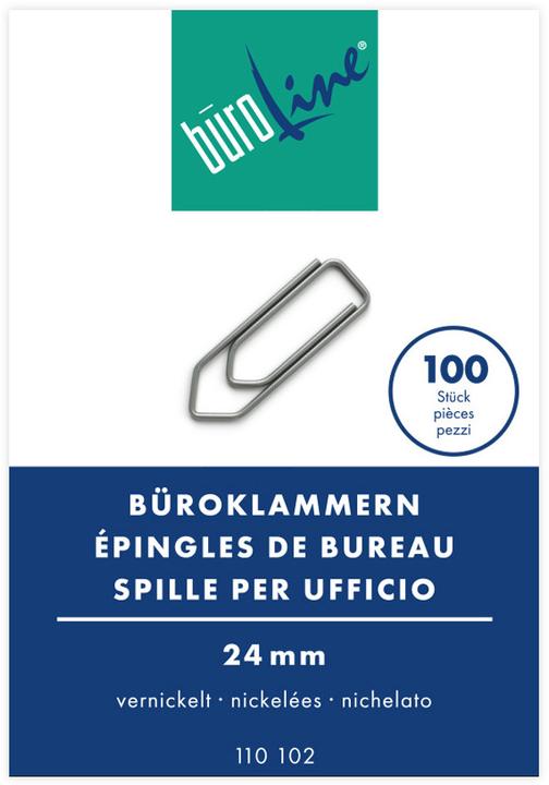 Actual product image BüroLine Paperclips (100x)