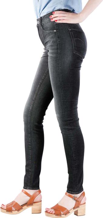 Produktbild G-Star 3301 High Skinny Jeans Superstretch worn in coal (W26/L30)
