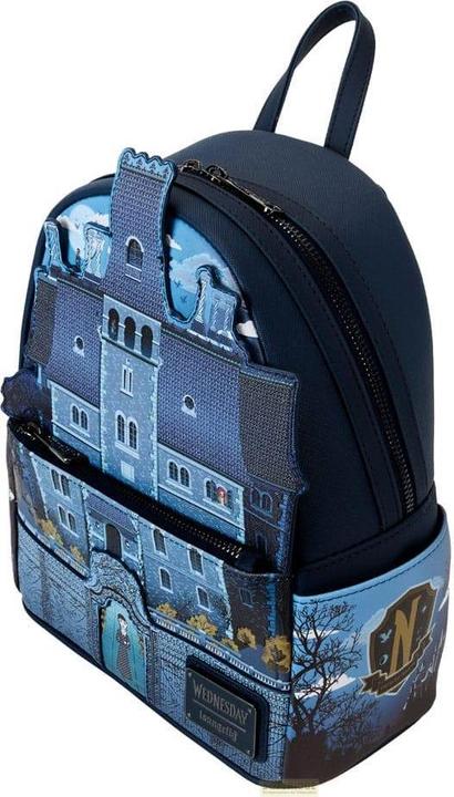 Produktbild Loungefly Wednesday by Rucksack Mini Nevermore Academy