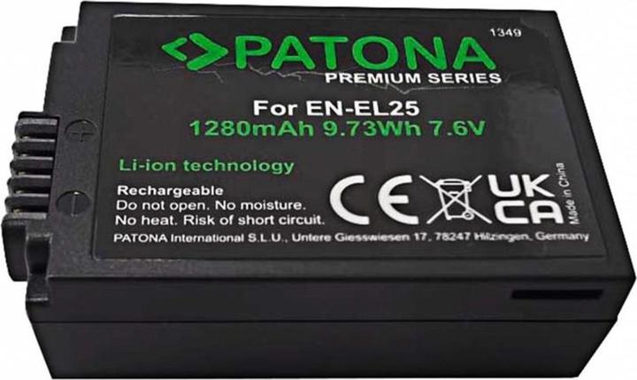 Actual product image Patona Premium EN-EL25 (Rechargeable battery)