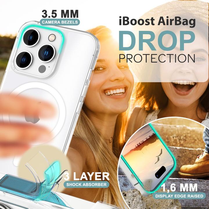 Produktbild Nalia Klare Harte Hülle mit MagSafe (Apple iPhone 16 Pro Max)