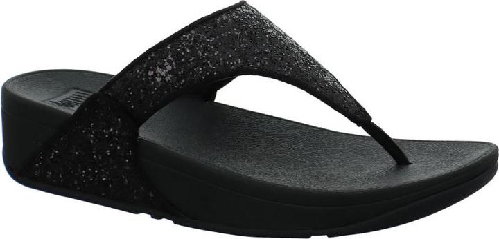 Actual product image Fitflop Lulu Glitter Toe Thongs (36)