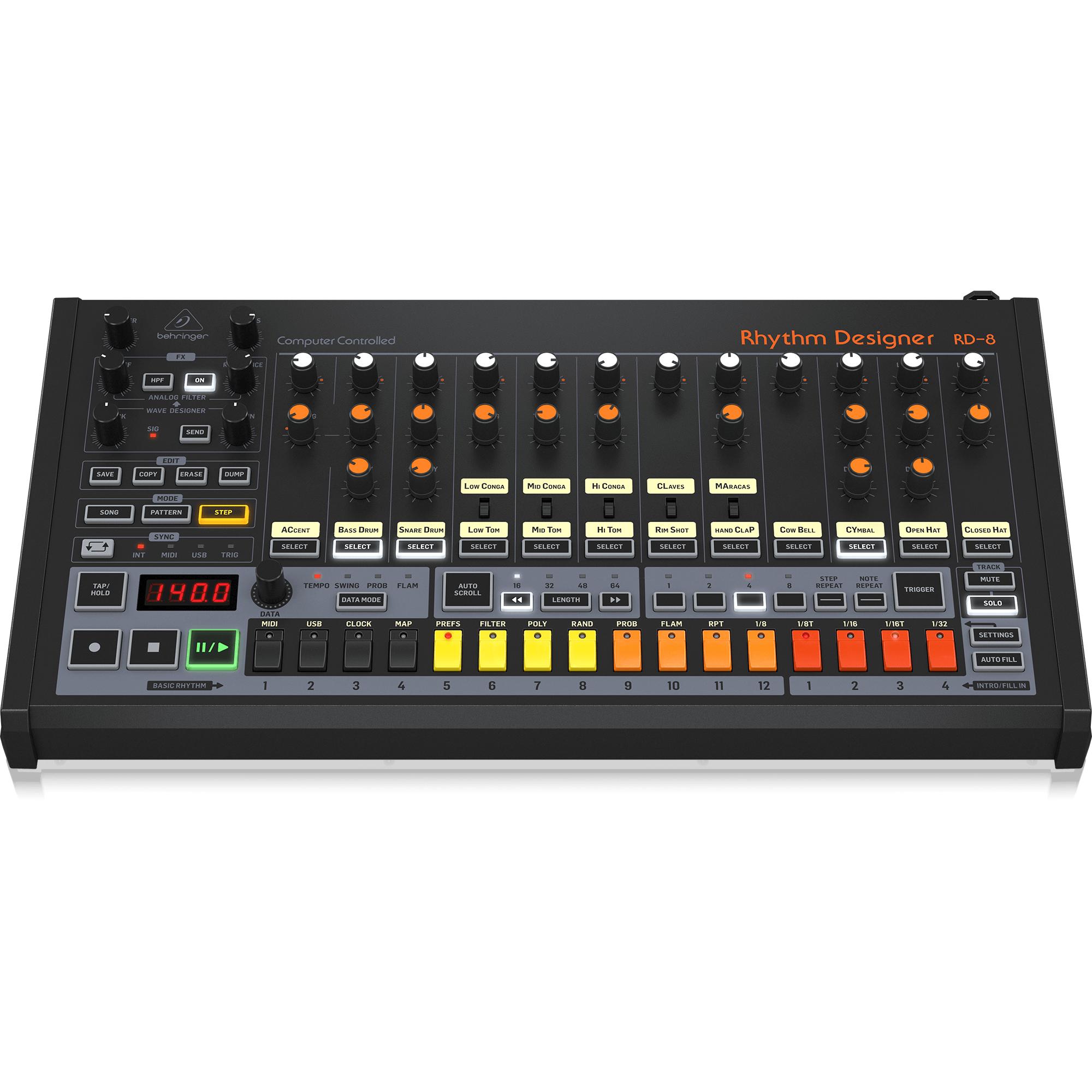 Thumbnail - Behringer RD-8 MKII, Synthesizer, Schwarz