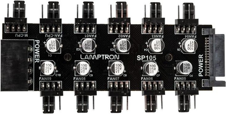 Actual product image Lamptron SP105 Stroke (10 Fan)