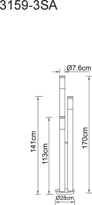 Actual product image Globo Boston (E27, IP44)
