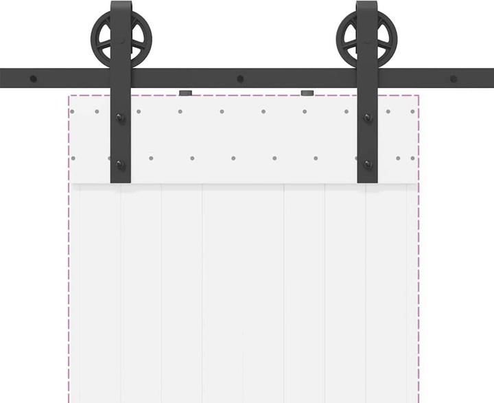 Produktbild VidaXL Schiebetürbeschlag-Set 183 cm