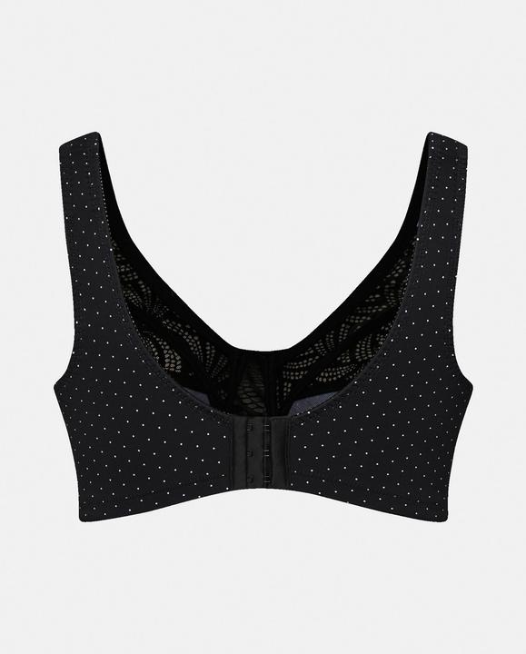 Actual product image Ulla Popken Dots and Lace Relief Bra (125 G)