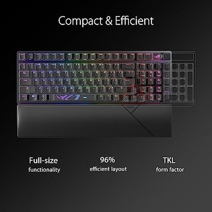 Actual product image ASUS ROG Strix Scope II 96 Wireless (FR, Wireless, Cable)