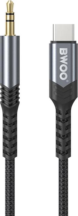Image du produit Bwoo câble audio BO-AUX066 aux 3.5mm-USB-C (1.20 m, Câble AUX)