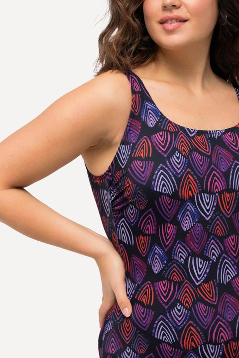 Image du produit Ulla Popken Maillot de bain sans bonnets souples, bande sous la poitrine et fronces (58)