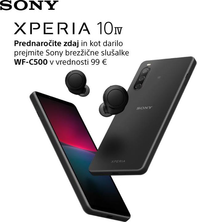 Image du produit Sony Xperia 10 IV (128 Go, Blanc, 6", SIM + eSIM, 12 Mpx, 5G)