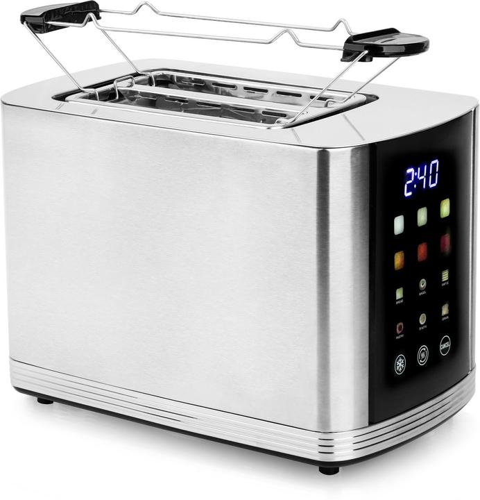 Emerio Toaster with Digital Display and Defrost Function