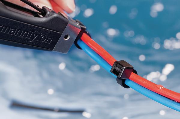 Actual product image HellermannTyton Cable tie x245 PP (Plastic cable ties, 101.60 mm, 100 pcs.)