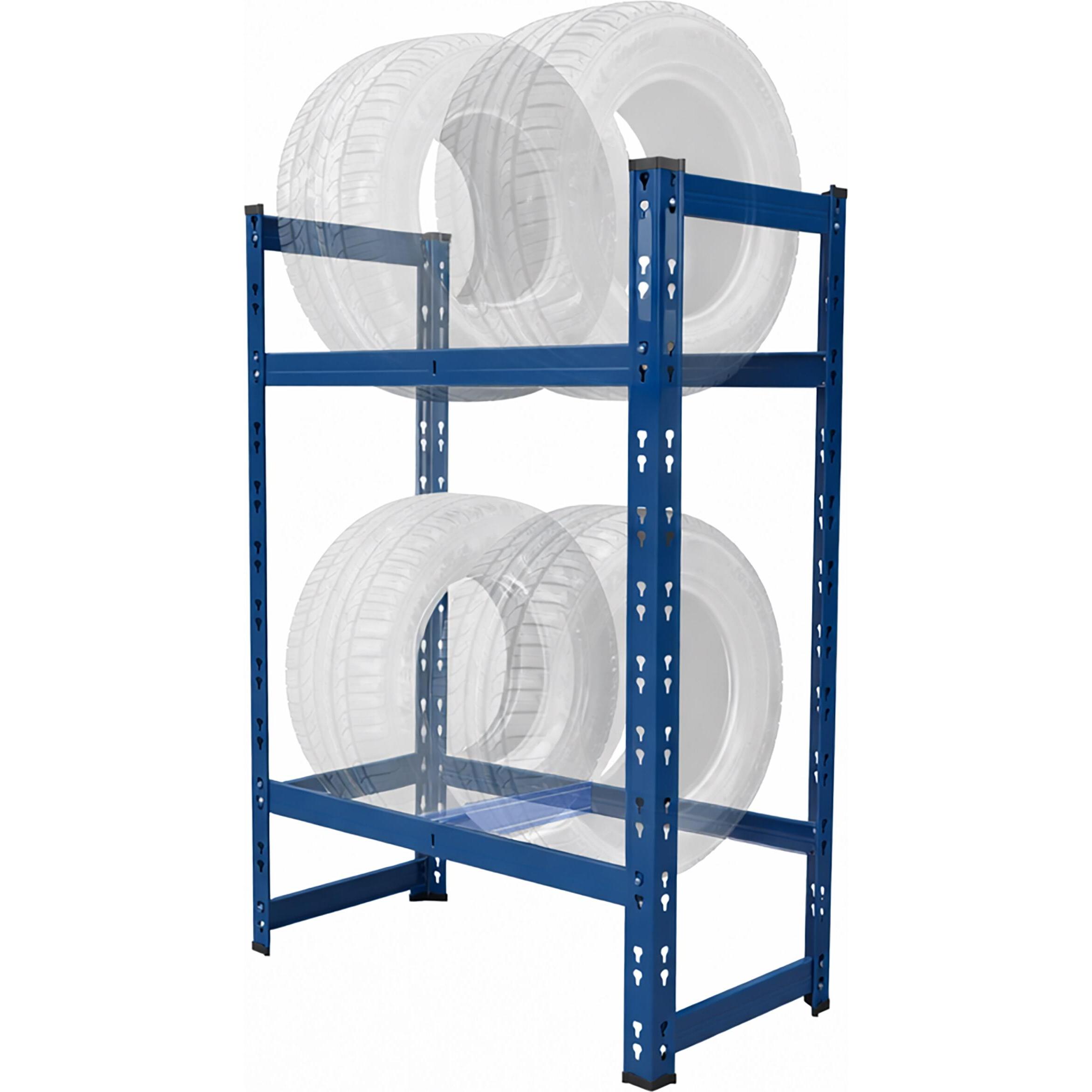 Relaxdays, Scaffale da cantina, Scaffale pneumatici