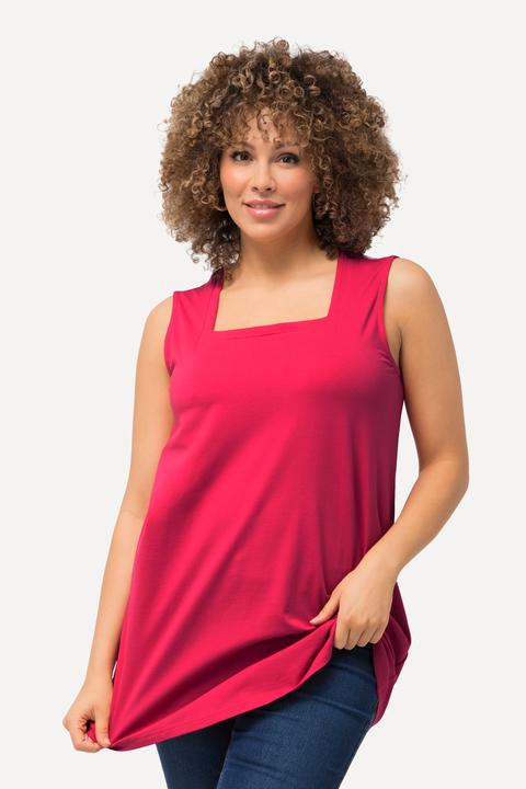 Produktbild Ulla Popken Longtop, Classic Fit, Carré-Ausschnitt, ärmellos (46, 48)