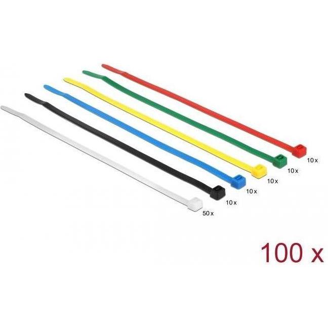 Thumbnail - Delock, Kabelbinder, Kabelbinder (Kunststoffkabelbinder, 200 mm, 100 Stk.)