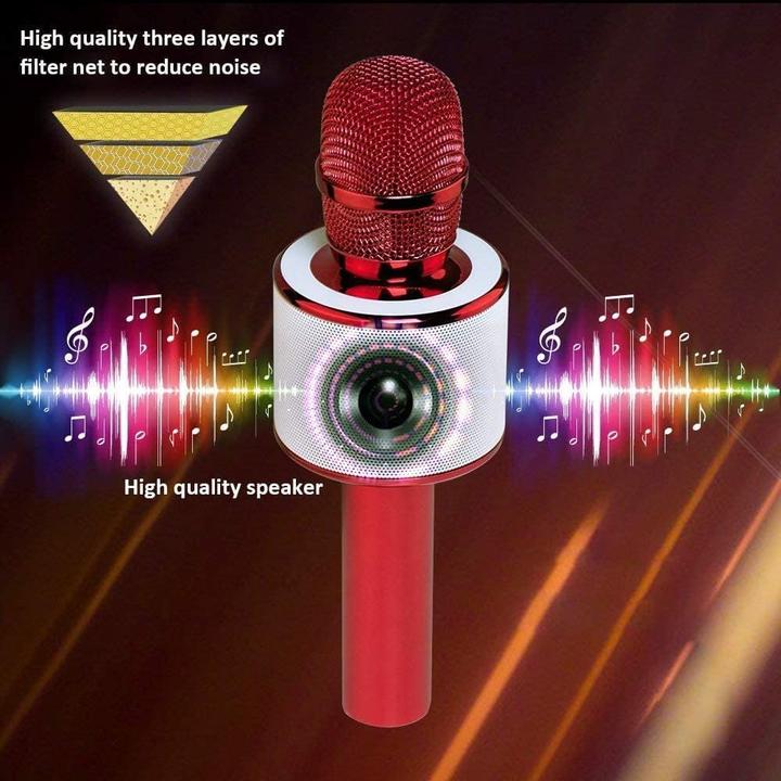 Actual product image Bonaok Kabelloses Karaoke-Mikrofon mit Bluetooth-Funktion