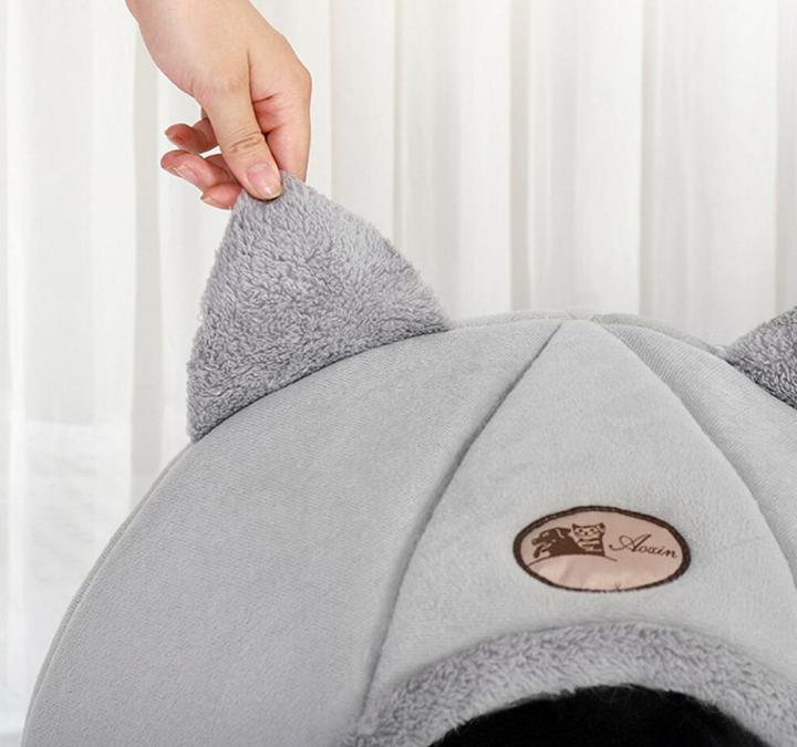 Produktbild Hermex Katzenbett Katzennest Katzensofa Katzenhaus Katzenliege Katzenhöhle (Katze)