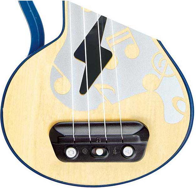 Actual product image Hape Electric learning ukulele, blue