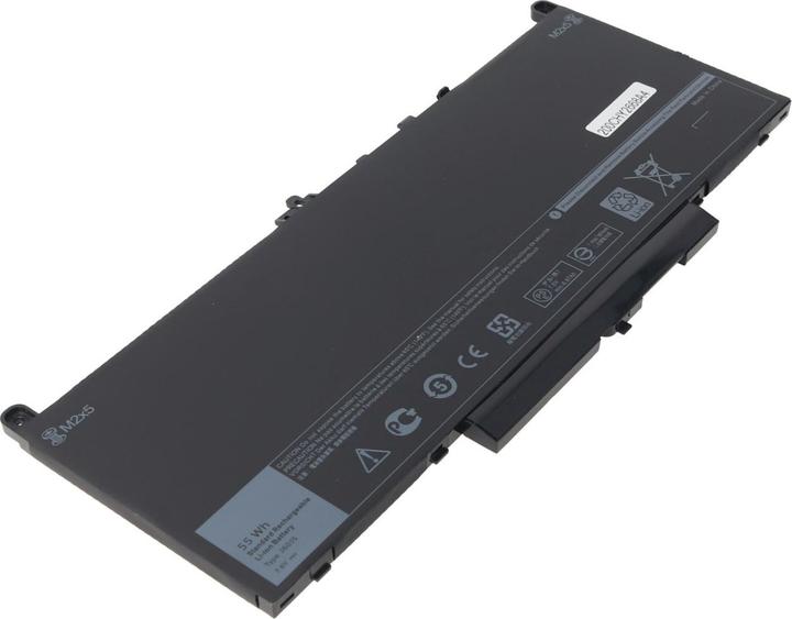 Image du produit Dell Batterie Latitude 12, Latitude E7270, Latitude 12 E7470, J60J5, MC34Y, NJJ2H, R1V85 (4 cabines, 7200 mAh)